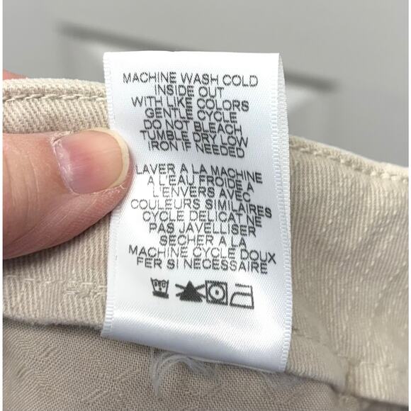 NYDJ Jeans, Tan Pants, Hollywood Waist, Zip Pockets, Women's Size 4 - Picture 7 of 7